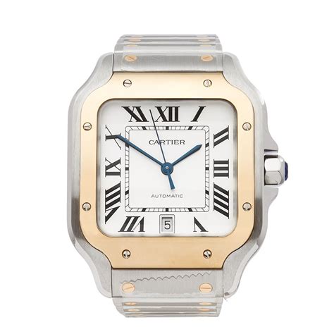 second hand cartier santos|cartier santos pre owned.